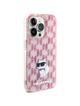 KARL LAGERFELD futerał do IPHONE 15 Pro Max KLHCP15XHNCMKLP (Monogram) różowy