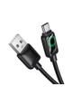 Kabel USB A do USB C Hoco 3A 1,2 m z LCD U146 czarny