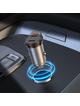 Ładowarka samochodowa Hoco 2 x USB C QC PD 45W NZ16B szara