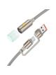 Kabel USB A / USB C do LED light Hoco 0,3 m UA38C złoty