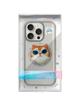 NIMMY futerał GLASSES COOL CAT kompatybilny z MagSafe do IPHONE 16 Pro Max szary