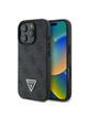 GUESS futerał do IPHONE 16 Pro GUHCP16LP4TDPK (PU Leather 4G Triangle Strass) czarny