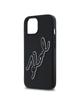 KARL LAGERFELD futerał do IPHONE 15 KLHCP15S3DRKSDLK (3D Rubber Signature) black
