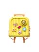 PICOCICI Mały plecak dla dzieci podróżny K33 żółty