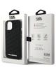 KARL LAGERFELD futerał do IPHONE 15 Plus KLHCP15MPQKPMK (Quilted Pattern) czarny