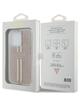 GUESS futerał do IPHONE 14 Pro Max GUHCP14XH4PSEGP (4G Gold  Stripe) różowy