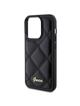 GUESS futerał do IPHONE 15 Pro GUHCP15LPSQSQSK (Quilted Metal Logo) czarny