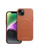 ROAR futerał LEATHER MAG kompatybilny z MagSafe do IPHONE 14 Plus Brązowy