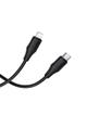 Kabel USB C do Lightning Hoco 27W silikonowy 1 m X124 czarny