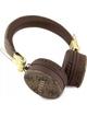 Słuchawki bezprzewodowe nauszne Guess Metal Logo GUBH704GEMW brązowe