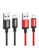 Kabel USB A do Micro USB Hoco 2,4A 1 m X89 czarny