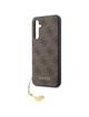 GUESS futerał do SAMSUNG S23 FE GUHCS23FEGF4GBR (4G Charm) brązowy