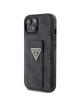 GUESS futerał do IPHONE 13 / 14 / 15 GUHCP15SPGS4TDK (Grip Stand 4G Triangle Strass) czarny