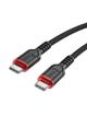Kabel USB C do USB C Hoco 3A 60W 3 m X59 czarny