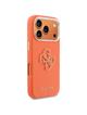 GUESS futerał do IPHONE 17 Pro GUHCP17L5PS4RGGO (PU FW Resin Logo) pomarańczowy