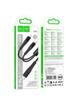 Kabel 2w1 USB C do USB C+C Hoco 1 m X123 czarny