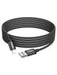 Kabel USB A do Lightning Hoco 2,4A 3 m X91 czarny