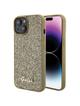GUESS futerał do IPHONE 13 / 14 / 15 GUHCP15SPMSDGSD (Disco Metal Script) złoty