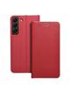 Kabura LUNA Book Carbon do SAMSUNG S22 czerwony