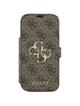 GUESS kabura do IPHONE 17 Pro GUBKP17L4GMGBR (PU 4G Metal Logo) brązowa