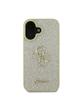 GUESS futerał do IPHONE 16 Plus GUHCP16MHG4SGD (Fixed Glitter Big 4G) złoty