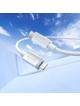 Kabel USB C do Lightning Hoco PD 27W 1 m X107 biały