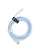 Kabel USB C do USB C PD QC3.0 3A 60W 2 m C263 niebieski