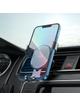 Uchwyt na telefon do samochodu grawitacyjny Hoco do kratki CA56 PLUS metal srebrny