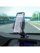 Uchwyt na telefon do samochodu uniwersalny Hoco do szyby / deski CA82 czarny