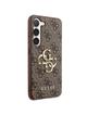 GUESS futerał do SAMSUNG S24 Plus GUHCS24M4GMGBR (Leather 4G Metal Logo) brązowy