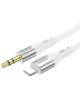 Kabel AUX Jack 3,5 mm do Lightning Hoco 1 m UPA22 biały