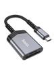 Czytnik kart SD / TF Hoco USB C UA25 szary