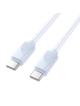 Kabel USB C do USB C Hoco 3A 60W 1 m X114 niebieski