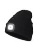 Czapka z latarką LED czarna