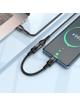 Adapter OTG USB C do Lightning Hoco 3A 0,1 m U107 czarny