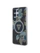 GUESS futerał do SAMSUNG S25 Ultra GUHMS25LHFLPEDK (Magnetic IML Metal Glitter Flowers Triangle) czarny