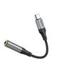 Adapter AUX USB C do Jack 3,5 mm Hoco 0,12 m LS36 czarny