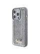 GUESS futerał do IPHONE 15 Pro GUHCP15LPSFDGSS (Sequin Script Metal) srebrny