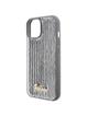 GUESS futerał do IPHONE 13 / 14 / 15 GUHCP15SPSFDGSS (Sequin Script Metal) srebrny