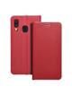 Kabura LUNA Book Carbon do SAMSUNG A40 czerwony