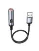 Adapter USB A do zapalniczka samochodowa Hoco 0,3 m UA30 czarny