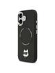 KARL LAGERFELD futerał do IPHONE 17 kompatybilny z MagSafe KLHMP17SPSMLRCHK (PU Choupette Pin) czarny