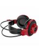 Słuchawki przewodowe nauszne Jack 3,5 mm gamingowe MSI DS501 czerwone
