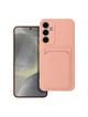 Futerał CARD CASE do SAMSUNG S23 FE różowy