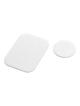 Blaszki do uchwytu magnetycznego skórzane białe