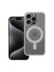 Futerał Clear Mag Cover (camera protection) zgodny z  MagSafe do iPhone 15 Pro transparentny