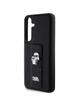 KARL LAGERFELD futerał do SAMSUNG S24 KLHCS24SGSAKCPK (GRIPSTAND SAFFIANO KC PINS) czarny