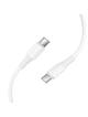 Kabel USB C do USB C Hoco 3A 60W 1 m X120 biały