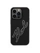 KARL LAGERFELD futerał do IPHONE 15 Pro KLHCP15L3DRKSDLK (3D Rubber Signature) black
