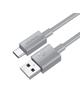 Kabel USB A do USB C Hoco 3A 1 m X107 szary